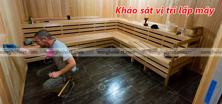 Lắp đặt máy xông hơi khô Sawo SCA