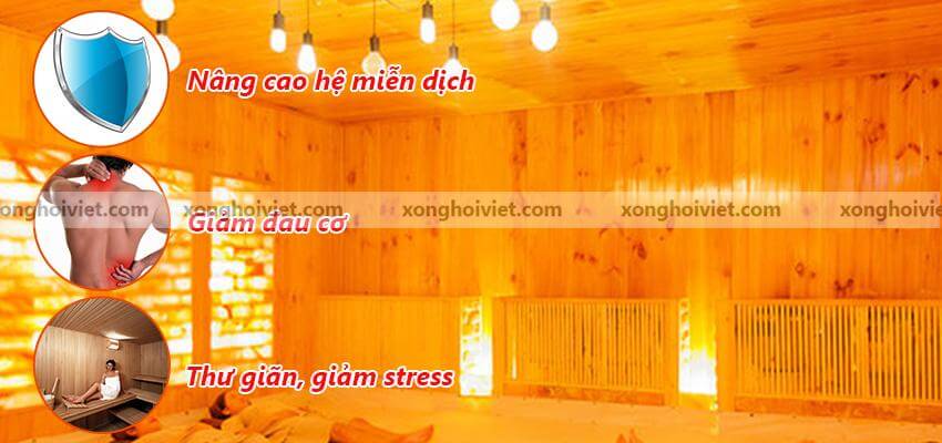 Tác dụng phòng xông hơi hồng ngoại