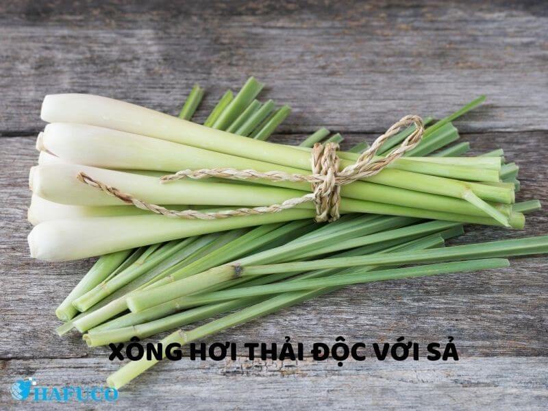 Sử dụng sả để loại bỏ các độc tố trên da