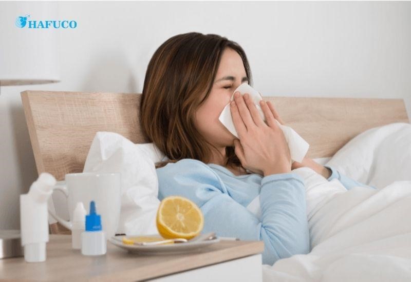 Xông hơi cho người bị cảm cúm