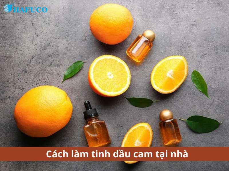 cách làm tinh dầu cam