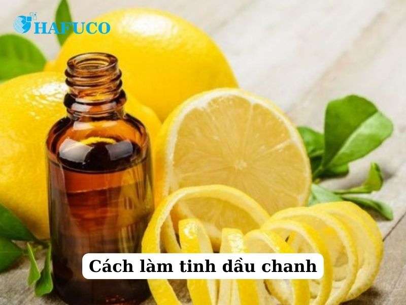 cách làm tinh dầu chanh