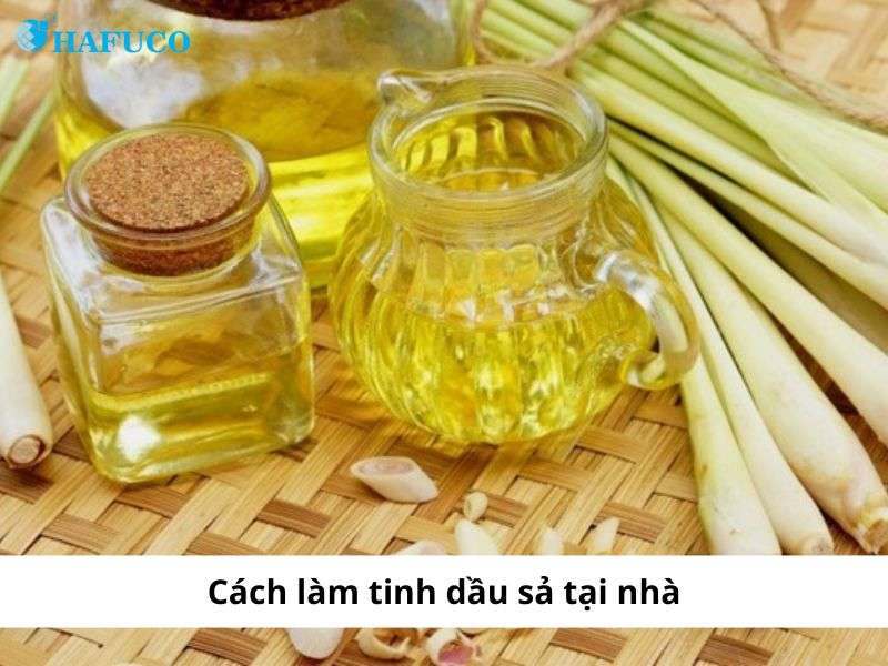 cách làm tinh dầu sả